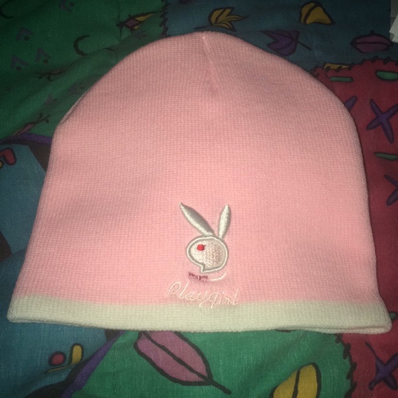 Pink Playboy Beanie | Poshmark
